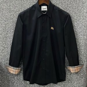 burberry black shirt