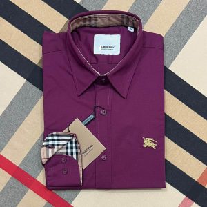 Burberry maroon Horse Logo