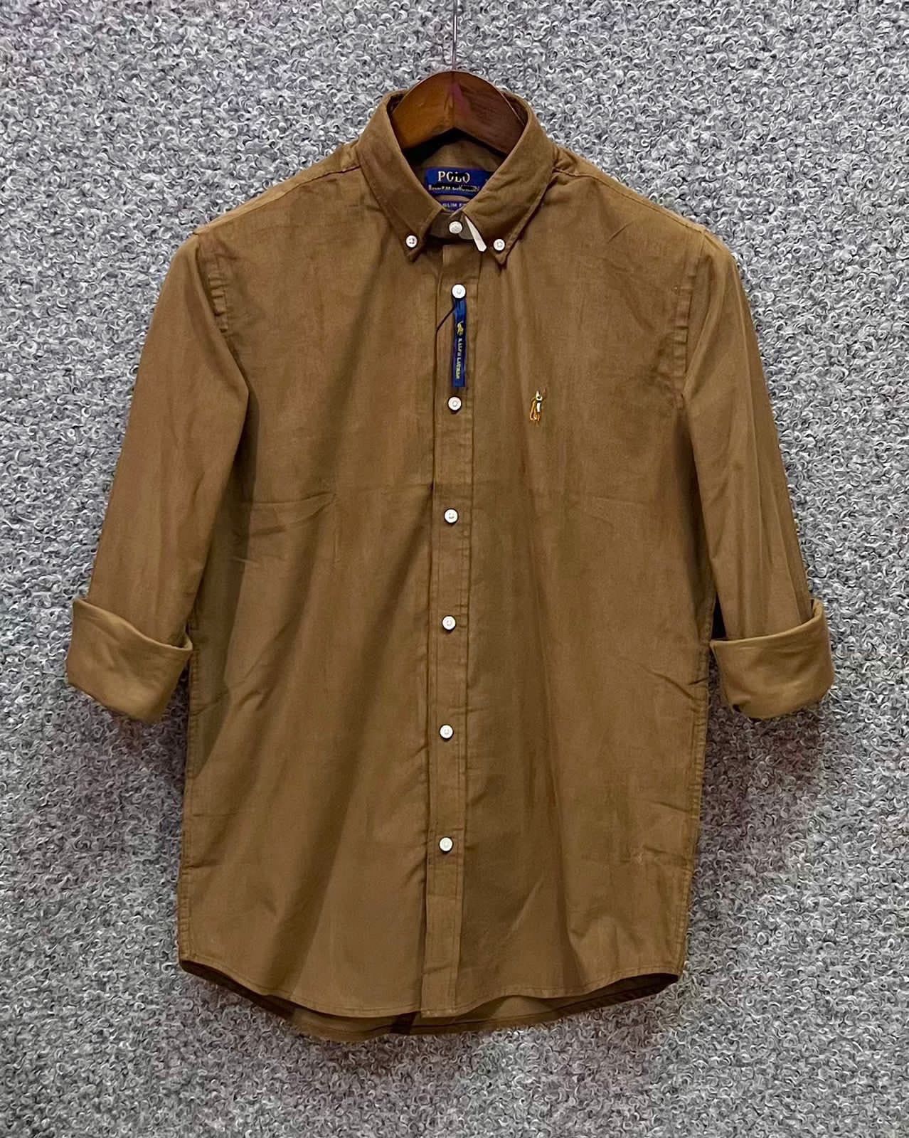 Cord Shirt - Warm Brown