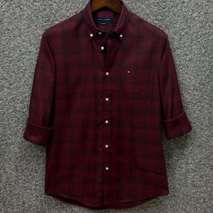 TM Maroon Check - 380