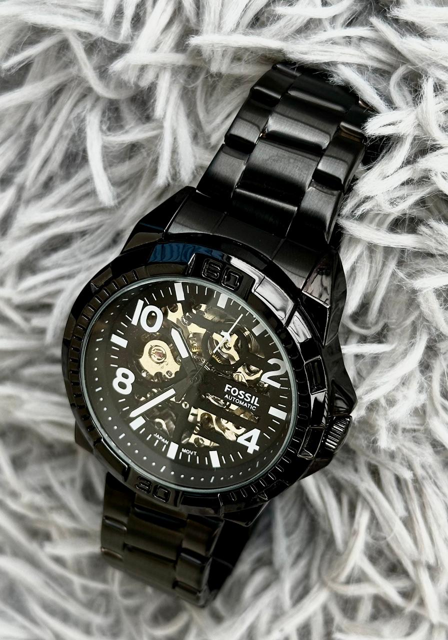 Fossil Automatic Skeleton (AA Grade) - Black - Image 4