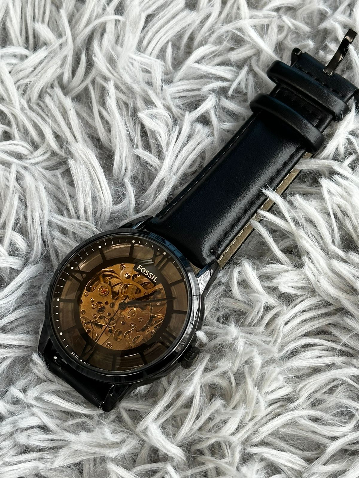 Fossil Automatic 9657 Black Leather (AA Grade ) - Image 3