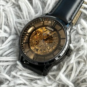 Fossil Automatic 9657 Black Leather (AA Grade)
