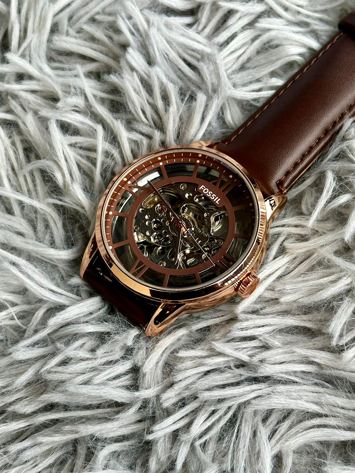 Fossil Automatic 9657 Brown Leather (AA Grade ) - Image 5