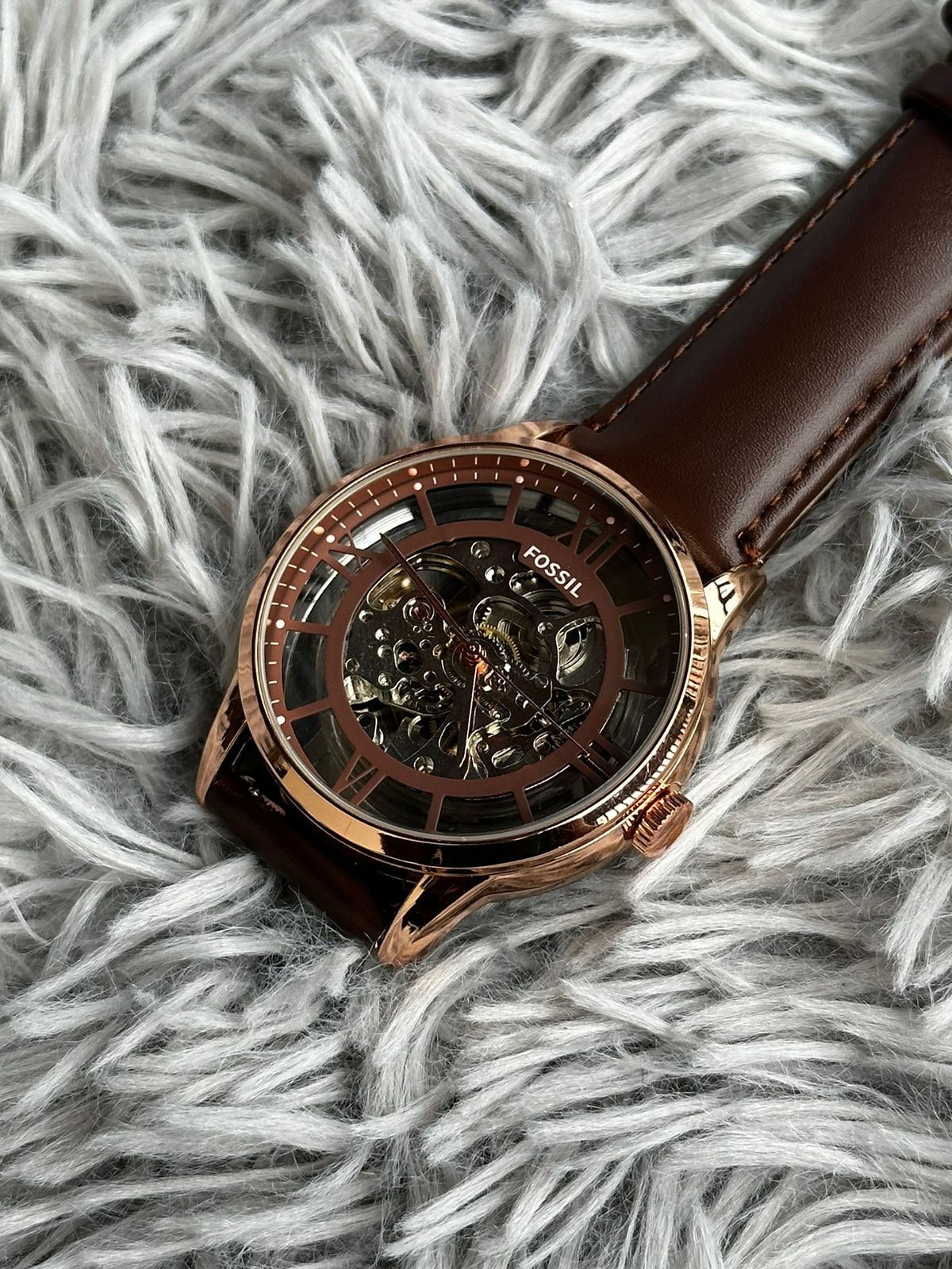 Fossil Automatic 9657 Brown Leather (AA Grade ) - Image 4