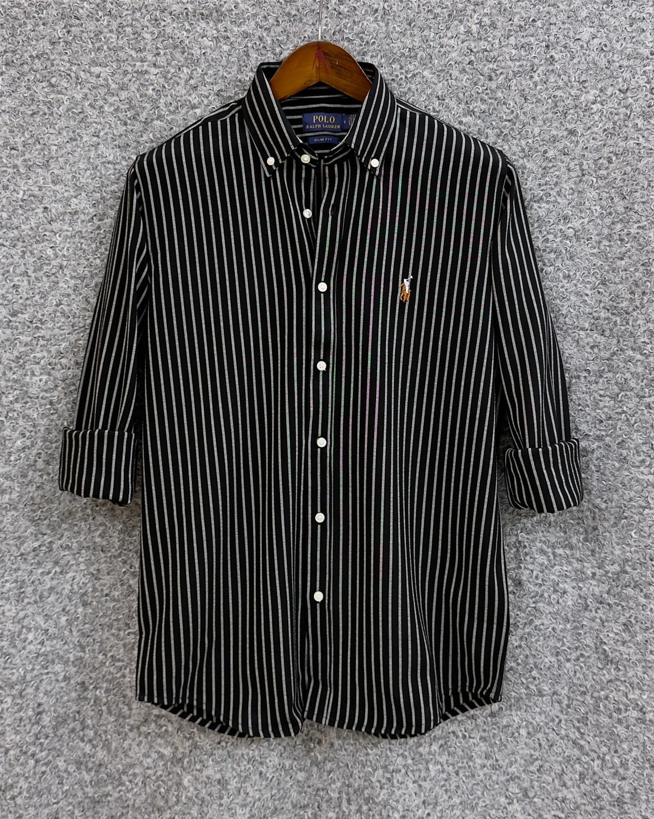 RL New Black Stripe