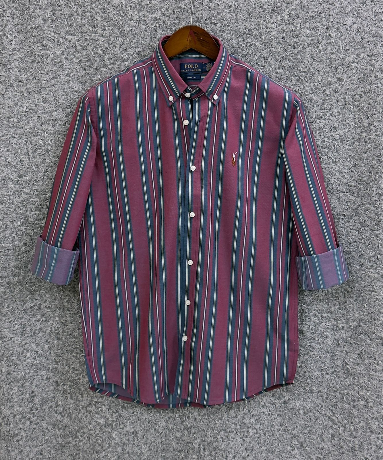 RL Purple Blue Stripe