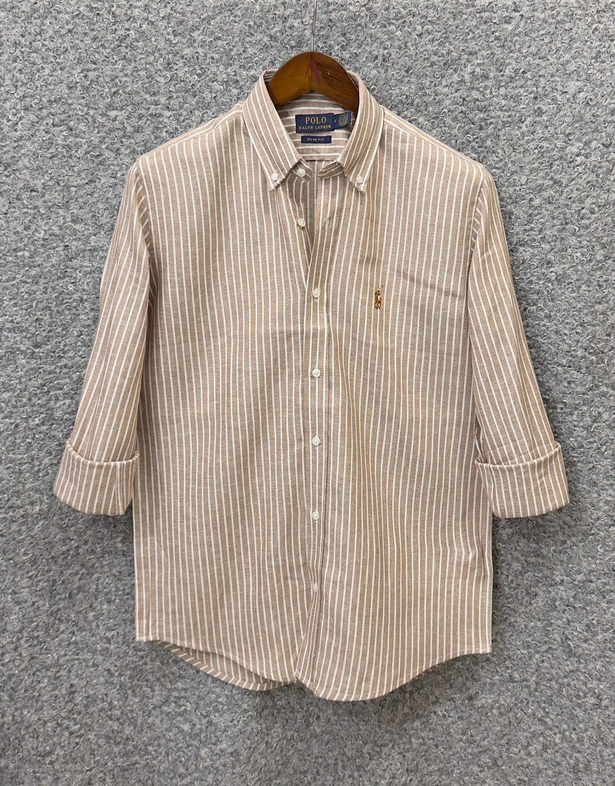 RL - Tan Brown Stripe