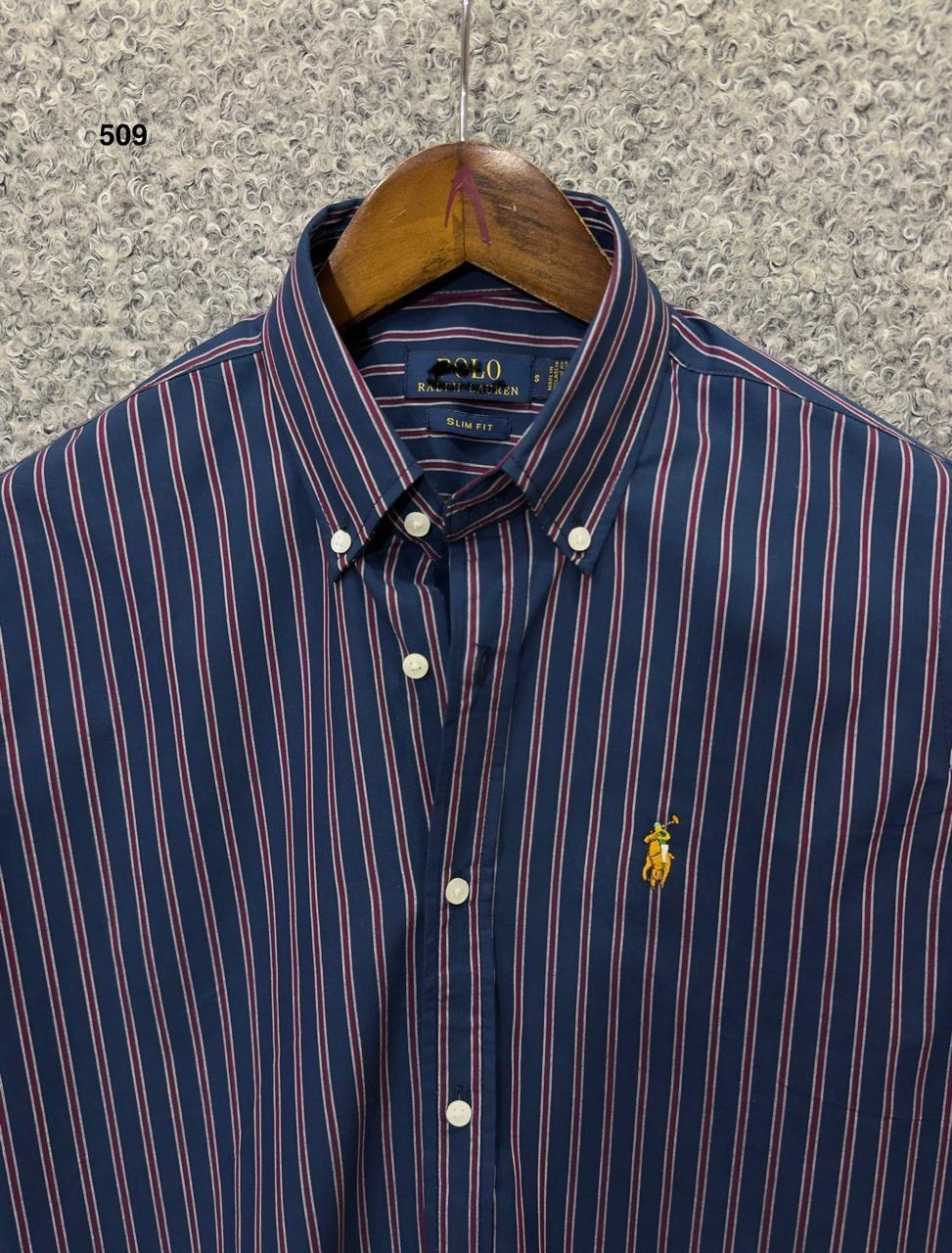 Premium Navy Maroon Stripe