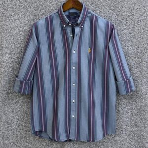 RL - Ash Maroon stripe