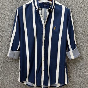 RL - NAVY BIG STRIPE