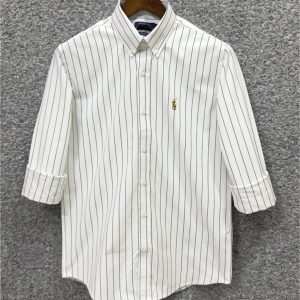 RL- NEW WHITE BLACK STRIPE