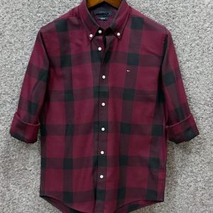 TM - RED MAROON CHECK