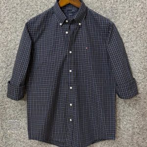 TM - NAVY SMALL CHECK