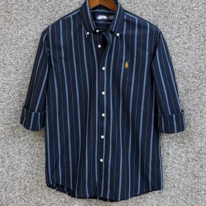 RL BLACK BLUE STRIPE