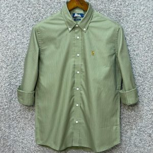 RL - SIGNATURE OLIVE STRIPE