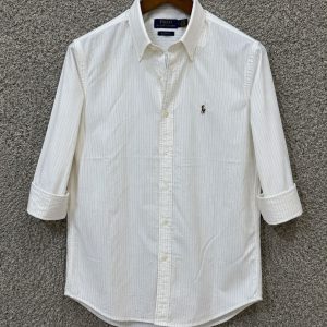 RL - NEW EXECUTIVE STRIPE (WHITE)