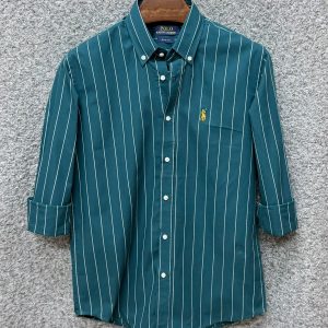 RL - SIGNATURE EMERALD GREEN STRIPE